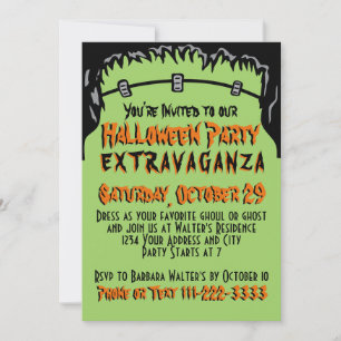 Halloween-Party-Einladung Einladung