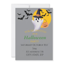 Halloween-Party-Einladung