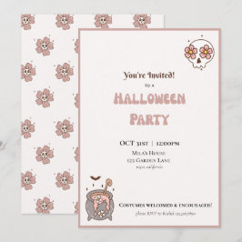 Halloween-Party-Einladung Einladung