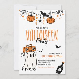 Halloween-Party-Einladung Einladung