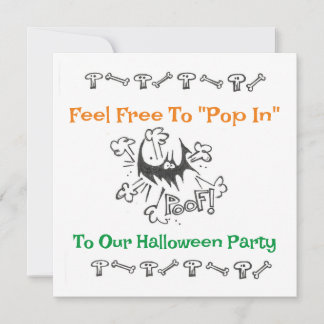 Halloween-Party-Einladung Einladung