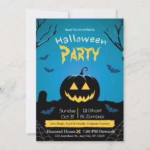  Halloween-Party-Einladung Einladung