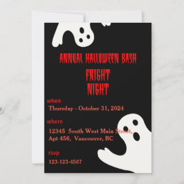 Halloween-Party-Einladung Einladung