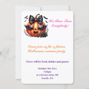 Halloween-Party-Einladung Einladung
