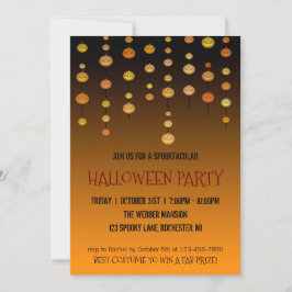 Halloween-Party-Einladung Jack o' Laternenzeichenf Einladung