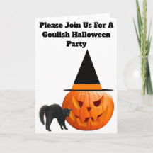 Halloween-Party-Einladung