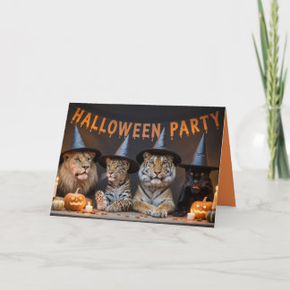 Halloween-Party-Einladung Karte