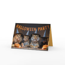 Halloween-Party-Einladung