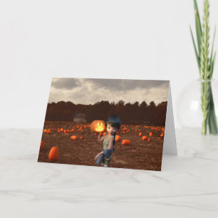 Halloween-Party Einladung. Karte