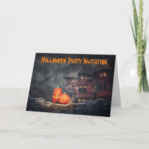 Halloween-Party-Einladung. Karte