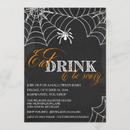 Halloween-Party-Einladung - Kostüm-Party Einladung
