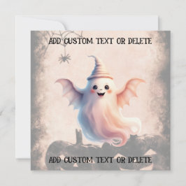 Halloween-Party Einladung Niedlicher Ghost-benutze