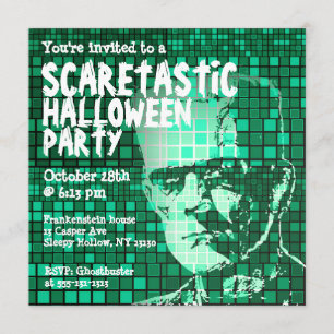 Halloween-Party Einladung Scaretastic