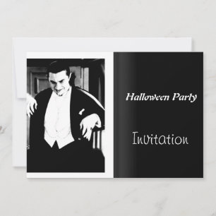 Halloween-Party Einladung Vintagen Filmabend