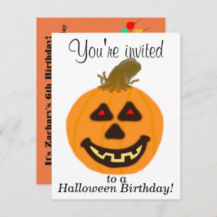 Halloween Party Einladungen CUSTOMIZE