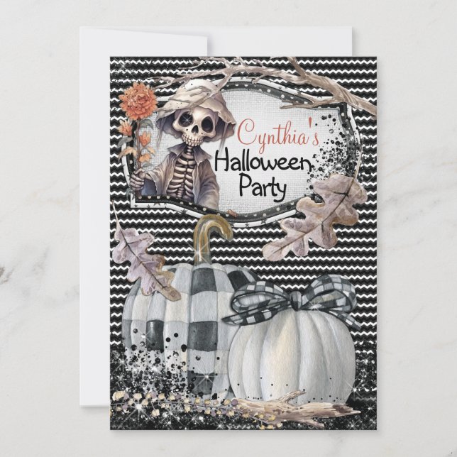 HALLOWEEN-PARTY-EINLADUNGEN EINLADUNG (Vorderseite)