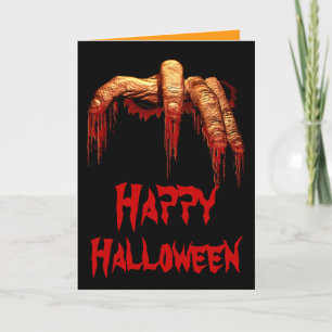 Halloween-Party-Einladungen Zombie-Horror-Karten Einladung