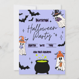 Halloween-Party-Einladungskarte Einladung