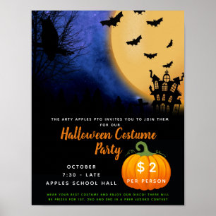 Halloween Party-Event-Stamm oder Leckerei Poster