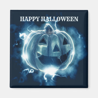 Halloween-Party Evil Blue Pumpkin Horror Beängstig Magnet