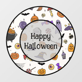 Halloween-Party Fensteraufkleber