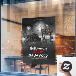 Halloween-Party-Fensterklammer Fensteraufkleber