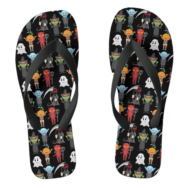 Halloween-Party-Flip-Flops Flip Flops (Fußbett)