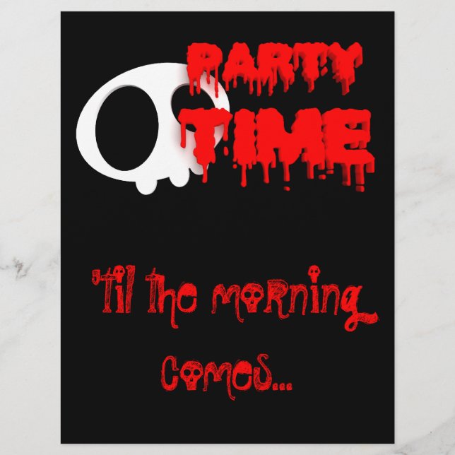 Halloween-Party Flyer (Vorne)