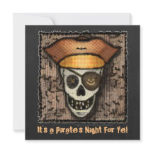 Halloween-Party für den Custom Pirate Skull