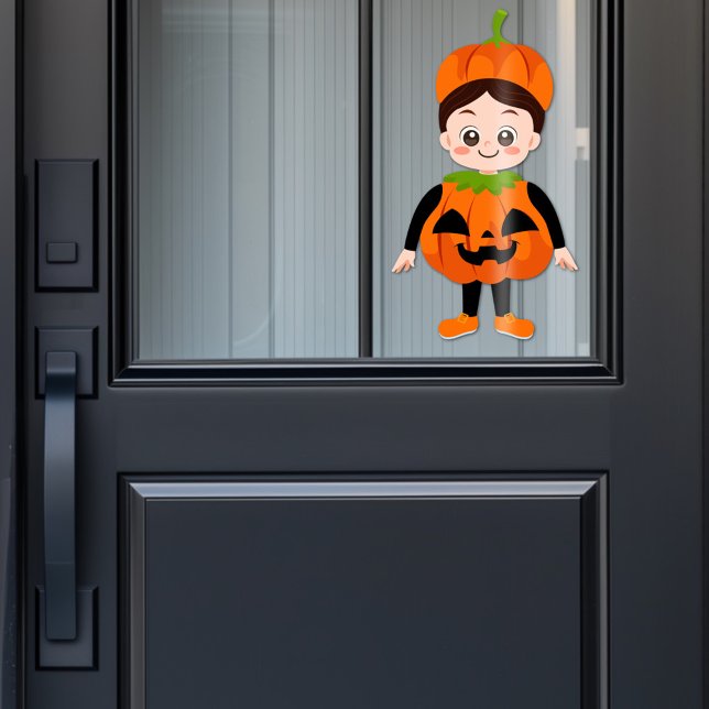Halloween-Party für Kids Pumpkin Fensteraufkleber (Von Creator hochgeladen)