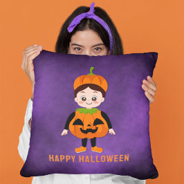 Halloween-Party für Kids Pumpkin Kissen