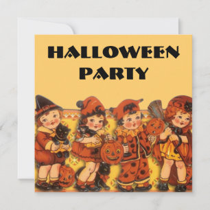 Halloween-Party für Kinder Einladung