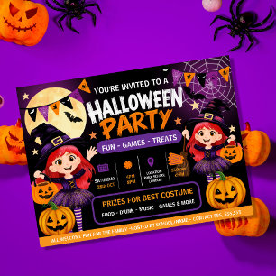 Halloween-Party für Kinder Einladung Süßer Gruse Poster