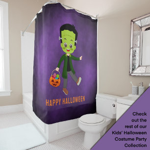 Halloween-Party für Kinder Frankenstein Duschvorhang