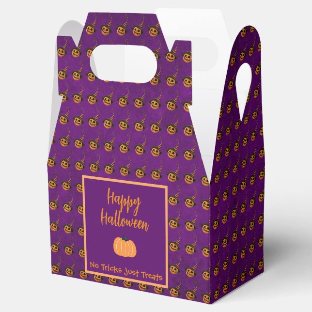 Halloween-Party für Kinder Kürbislaterne Kürbis Geschenkschachtel (Geöffnet)