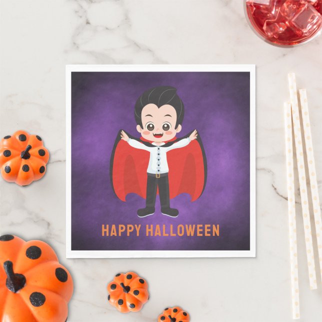 Halloween-Party für Kinder Vampirpapier Serviette (Von Creator hochgeladen)