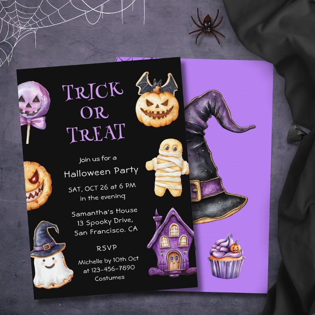 Halloween-Party für niedliche Spaß-Kinder Einladung (Von Creator hochgeladen)