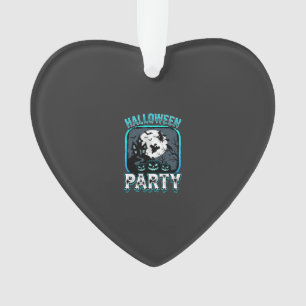 Halloween-Party-Geister-Kürbis-Vektordesign Ornament