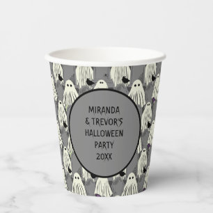 Halloween-Party-Geister und Kopfsteine Pappbecher