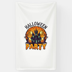 Halloween-Party Geisterhaus Kürbis Fledermäuse_1 Banner