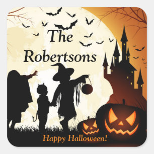 Halloween-Party-Geschenktüte Süßigkeiten Aufkleber