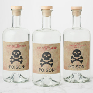 Halloween-Party Gift Alkoholflaschenetikett