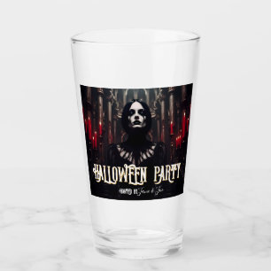 Halloween-Party – Gothic-Dunkle Einladung Glas