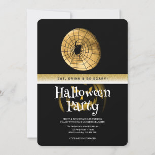 Halloween-Party Gothic Fantasy Mond Einladung
