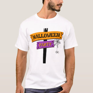 Halloween-Party-Grusel-Grafik-T-Shirt-Design T-Shirt
