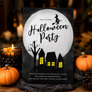 Halloween-Party Grusel-Haus Einladung