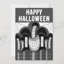 Halloween-Party im Spuk Schwarz-Weiß-Haus
