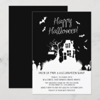 Halloween-Party im Spuk Schwarz-Weiß-Haus