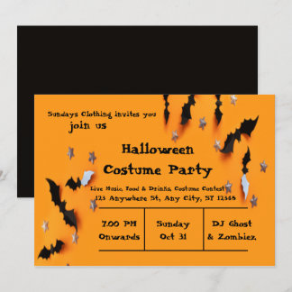 Halloween Party Invitation design moderne mignon