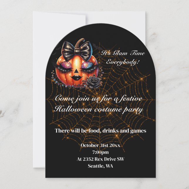 Halloween Party Invitation Einladung (Vorderseite)